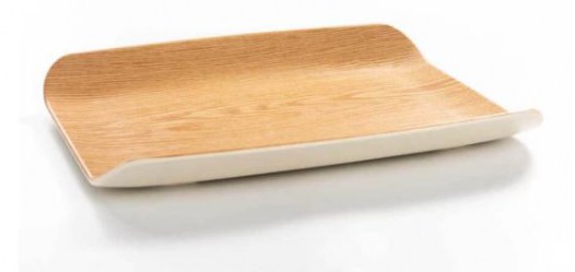 Bandeja Rectangular P22328 Natural Marrón Claro